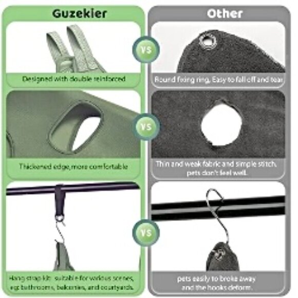 NWT CAT (or DOG) Grooming Hammock & Clippers, Nail File Accessories - Picture 4 of 5